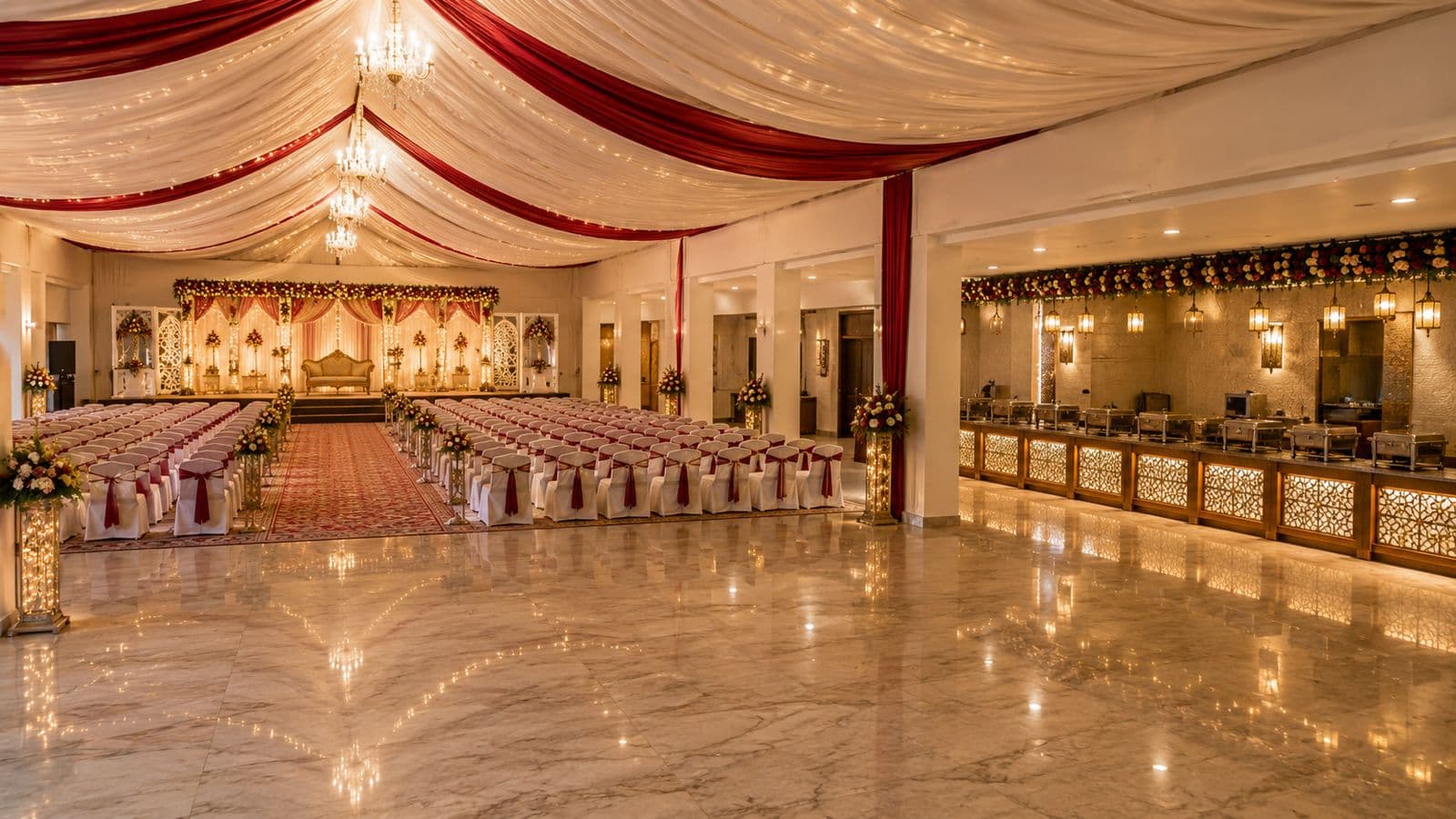 Mandap Lawn ceremony interior